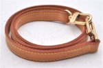 Authentic Louis Vuitton Leather Shoulder Strap Beige 39  LV 3084D Online now