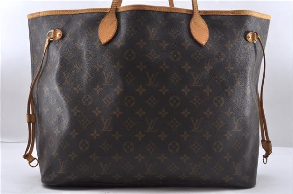 Authentic Louis Vuitton Monogram Neverfull GM Tote Bag M40157 LV 5488D Supply