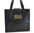 Authentic GUCCI Vintage Hand Bag Leather 0020347 Black 3031D Online Hot Sale