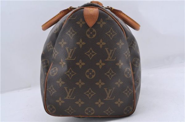 Authentic Louis Vuitton Monogram Speedy 35 Hand Bag M41524 LV 3119D For Discount