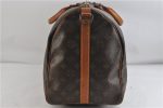 Auth Louis Vuitton Monogram Keepall Bandouliere 50 Boston Bag M41416 LV 2607D Online Sale