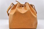 Authentic Louis Vuitton Epi Petit Noe Shoulder Bag Yellow M44109 LV 5506D Discount