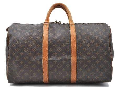 Authentic Louis Vuitton Monogram Keepall 50 Boston Bag M41426 LV 4385D Online