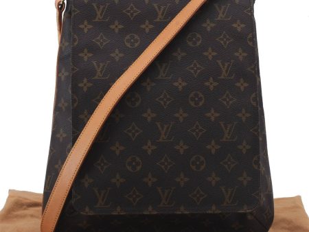 Authentic Louis Vuitton Monogram Musette Shoulder Cross Body Bag M51256 LV 3001D Online Hot Sale