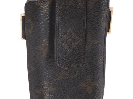 Authentic Louis Vuitton Monogram Etui TelePhone International PM M63064 LV 3373D Fashion