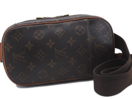 Authentic Louis Vuitton Monogram Pochette Gange Waist Waist bag M51870 LV 3207D Hot on Sale