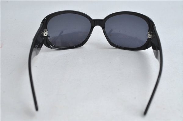 Authentic CHANEL Camellia Sunglasses CoCo Mark Plastic Black 3021D For Discount