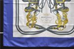 Authentic HERMES Carre 90 Scarf  BRIDES de GALA par  Silk Blue 4329D Cheap