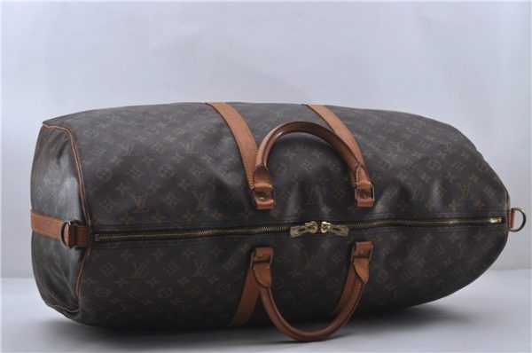 Auth Louis Vuitton Monogram Keepall Bandouliere 60 Boston Bag M41412 LV 3172D Online Sale