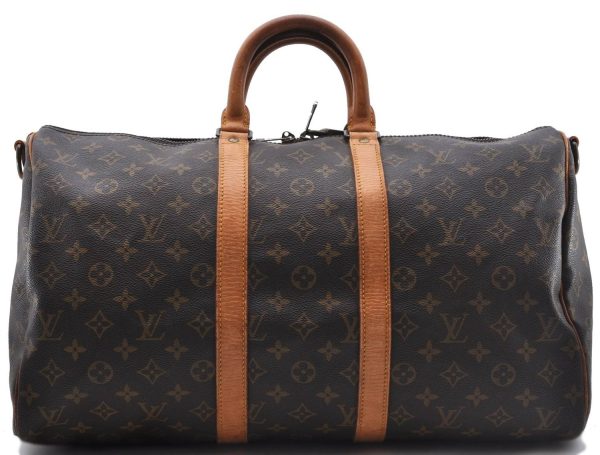 Auth Louis Vuitton Monogram Keepall Bandouliere 45 Boston Bag M41418 LV 4171D For Discount