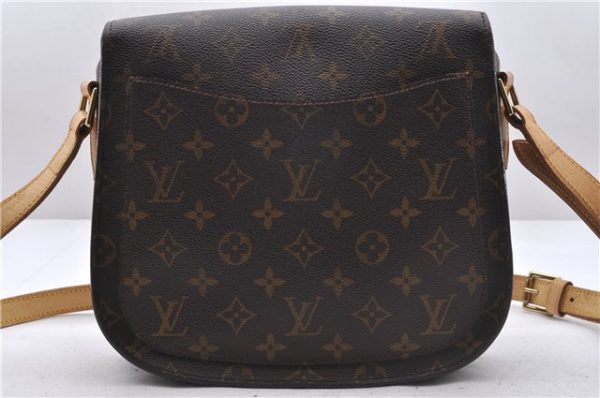 Auth Louis Vuitton Monogram Saint Cloud GM Shoulder Cross Bag M51242 LV 5527D For Sale