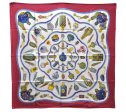 Authentic HERMES Carre 90 Scarf  Qu  importe le flacon  Silk Bordeaux Red 3089D Fashion