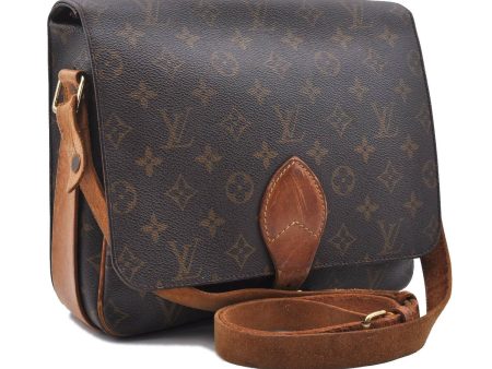 Auth LOUIS VUITTON Monogram Cartouchiere GM Shoulder Cross Bag M51252 LV 6263C Hot on Sale