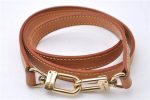 Authentic Louis Vuitton Leather Shoulder Strap Beige 39  LV 3142D Online now