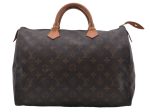 Authentic Louis Vuitton Monogram Speedy 35 Hand Boston Bag M41524 LV 5570D Cheap