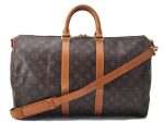 Auth Louis Vuitton Monogram Keepall Bandouliere 45 Boston Bag M41418 LV 2893D Supply