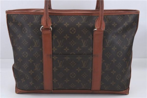 Auth Louis Vuitton Monogram Sac Weekend PM Vintage Tote Hand Bag M42425 LV 3384D Cheap