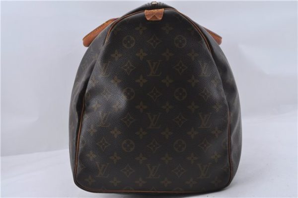 Authentic Louis Vuitton Monogram Keepall 55 Travel Boston Bag M41424 LV 4054D on Sale