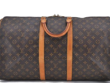 Authentic Louis Vuitton Monogram Keepall 55 Boston Bag M41424 LV H8746 Discount