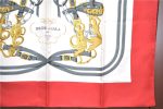 Authentic HERMES Carre 90 Scarf  BRIDES de GALA  Silk Red H9986 Fashion