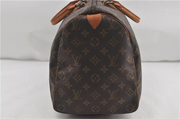 Authentic Louis Vuitton Monogram Speedy 40 Hand Boston Bag M41522 LV 5545D Online now