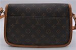 Authentic LOUIS VUITTON Monogram Sologne Shoulder Cross Bag M42250 LV 6193C on Sale