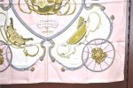 Authentic HERMES Carre 90 Scarf  SPRINGS  Silk Light Pink H9635 Cheap