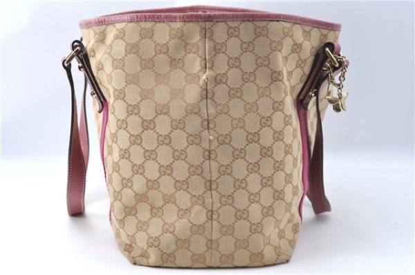 Auth GUCCI Sherry Line Shoulder Tote Bag GG Canvas Leather 139260 Beige J0565 For Cheap