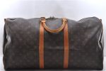 Auth Louis Vuitton Monogram Keepall Bandouliere 55 Boston Bag M41414 LV 2669D Online