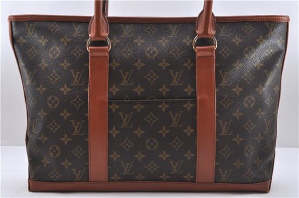 Auth Louis Vuitton Monogram Sac Weekend PM Vintage Tote Hand Bag M42425 LV 5521D Discount