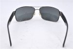 Authentic PRADA Sunglasses Titanium Plastic SPR660 Black Silver Box 3374D Cheap