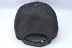 Authentic GUCCI Web Sherry Line Cap GG Canvas Leather Size M 200035 Black G9649 Hot on Sale