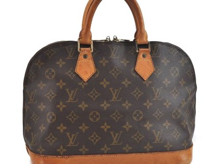 Authentic Louis Vuitton Monogram Alma Hand Bag Purse M51130 LV 3174D Online Sale