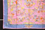 Auth HERMES Carre 90 Scarf  PIERRES d ORIENT et d OCCIDENT   Silk Pink Box 4345D Online Sale