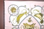 Authentic HERMES Carre 90 Scarf  SPRINGS  Silk Light Pink H9635 Cheap