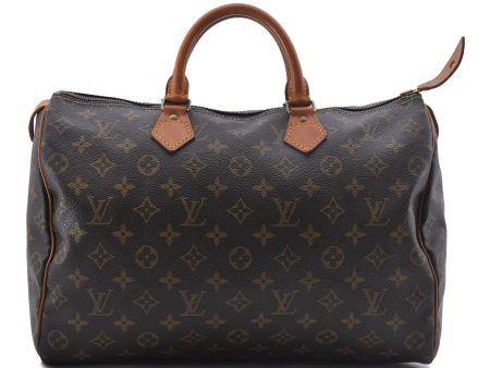 Authentic Louis Vuitton Monogram Speedy 35 Hand Bag M41524 LV 3119D For Discount