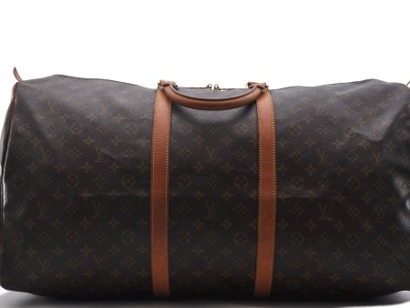 Authentic LOUIS VUITTON Monogram Keepall 60 Boston Bag M41422 LV 7756C Sale