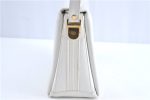 Authentic GUCCI Shoulder Cross Body Bag Purse Leather White J0155 Supply