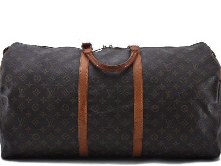 Authentic LOUIS VUITTON Monogram Keepall 60 Boston Bag M41422 LV 7192C Cheap