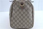 Auth GUCCI 2Way Shoulder Cross Body Boston Bag GG PVC Leather 322231 Brown H6678 Supply