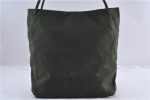 Authentic PRADA Nylon Shoulder Tote Bag Purse Green 4827C For Discount