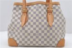 Auth LOUIS VUITTON Damier Azur Hampstead MM Shoulder Tote Bag N51206 LV 8422C on Sale