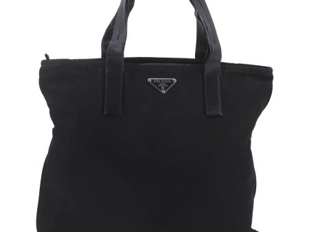 Authentic PRADA Nylon Leather Shoulder Tote Bag Purse Black 7327C Cheap