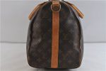 Auth LOUIS VUITTON Monogram Keepall Bandouliere 45 Boston Bag M41418 LV 6813C For Cheap