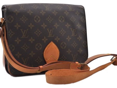 LOUIS VUITTON Monogram Cartouchiere GM Shoulder Cross Bag M51252 LV Junk 4152C Online