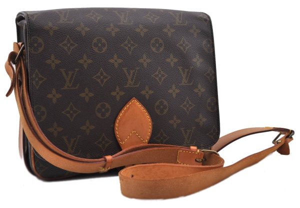 LOUIS VUITTON Monogram Cartouchiere GM Shoulder Cross Bag M51252 LV Junk 4152C Online