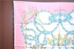 Authentic HERMES Carre 90 Scarf  SACRE DU PRINTEMPS  Silk Pink H7900 Hot on Sale