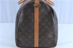 Auth LOUIS VUITTON Monogram Keepall Bandouliere 55 Boston Bag M41414 LV H7750 Online