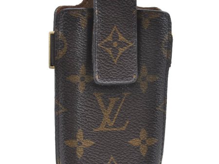 Authentic LOUIS VUITTON Monogram Etui TelePhone International GM M63060 LV H1936 Cheap