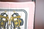 Authentic HERMES Carre 90 Scarf  BRIDES de GALA par  Silk Pink H7006 Online now